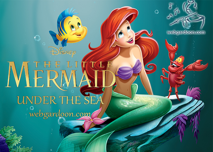 دانلود رایگان نت under the sea از the little mermaid