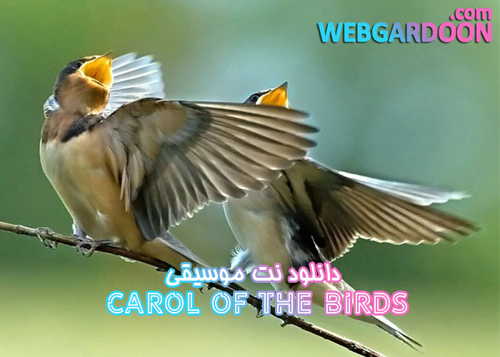 دانلود نت موسیقی Carol of the Birds