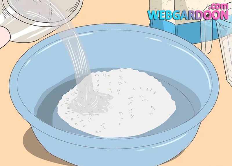 نحوه استفاده از آب برنج برای مو