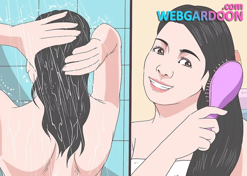 نحوه استفاده از آب برنج برای مو